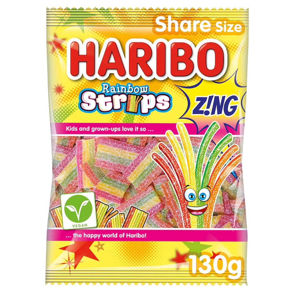 Haribo Rainbow Strips 130g
