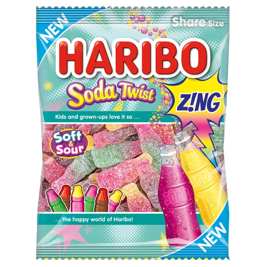 Haribo Soda Twist 140g