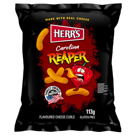 Herr's Carolina Reaper Cheese Curls 113g