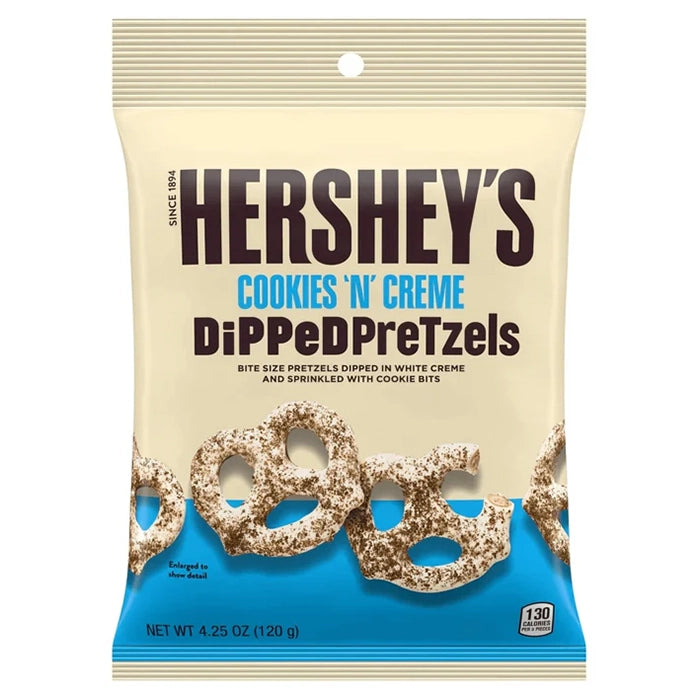 Hershey's Cookies 'N' Creme Dipped Pretzels 120g