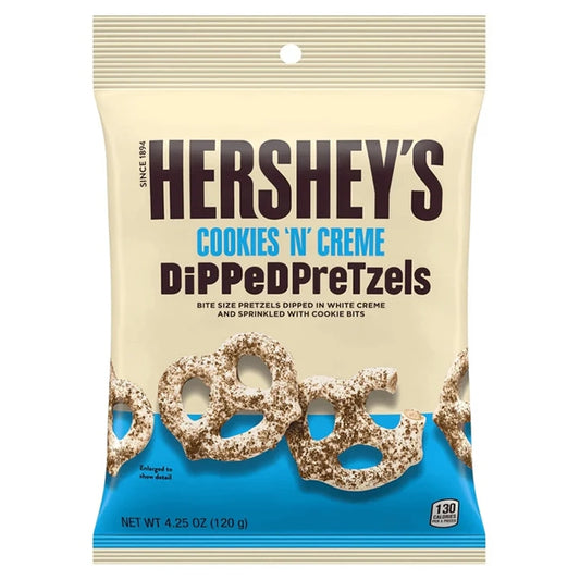 Hershey's Cookies 'N' Creme Dipped Pretzels 120g