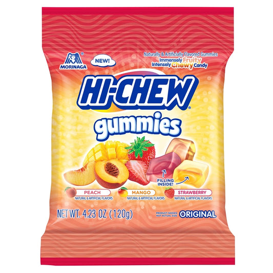 Hi-Chew Gummies Original Mix Peg Bag 4.23oz (120g)