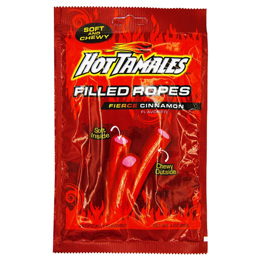 Hot Tamales Filled Ropes 3oz (85g)