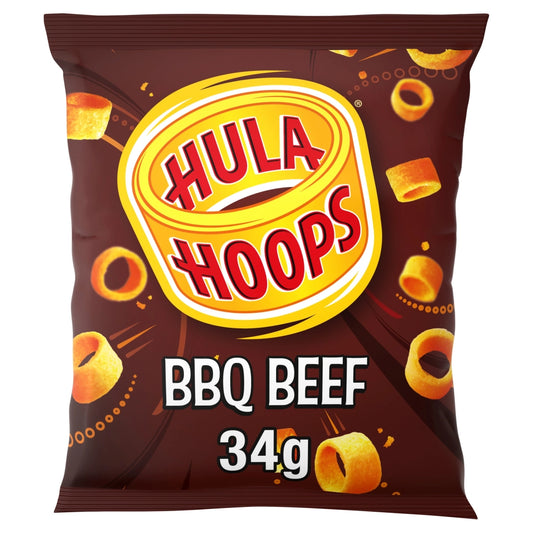Hula Hoops Barbecue Beef 34g