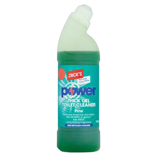 Jacks Power Thick Gel Toilet Cleaner Pine 750ml
