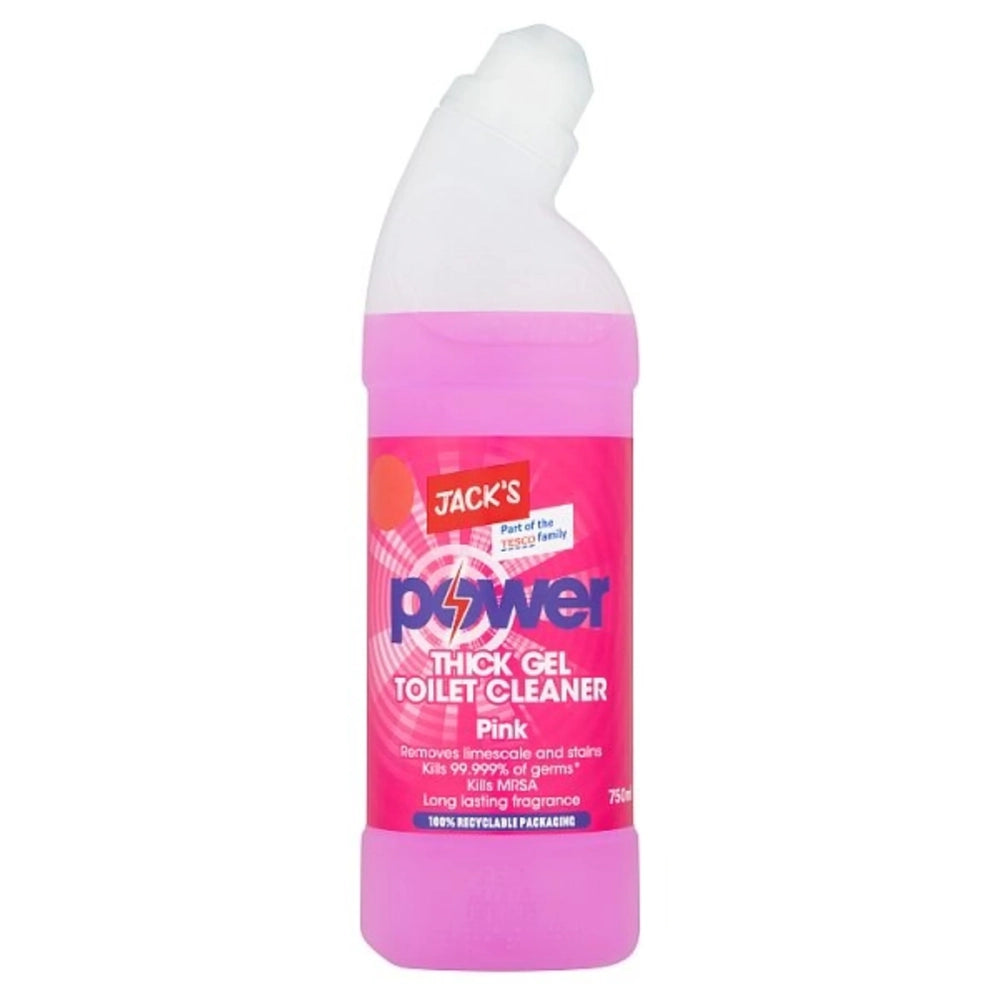 Jacks Power Thick Gel Toilet Cleaner Pink 750ml