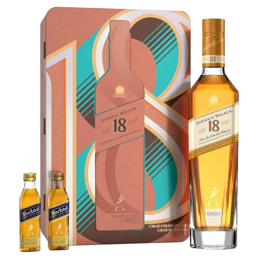 Johnnie Walker Aged 18 Years Blended Scotch Whisky 70cl with Gift Box