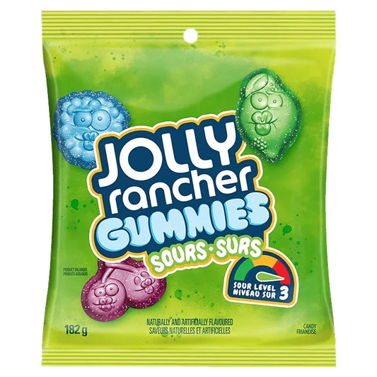 Jolly Rancher Gummies Sours Surs 182g