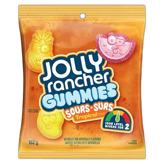 Jolly Rancher Gummies Sours Surs Tropical 182g