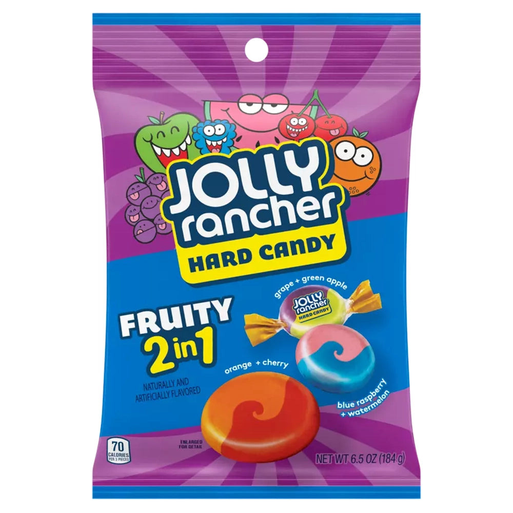 Jolly Rancher Hard Candy Fruity 2 in 1 184g