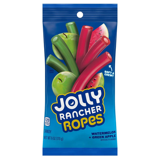 Jolly Rancher Ropes Watermelon + Green Apple 170g