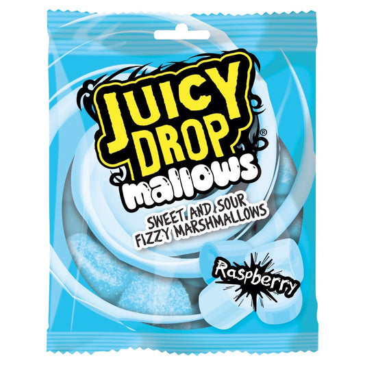 Juicy Drop Mallows Raspberry 100g