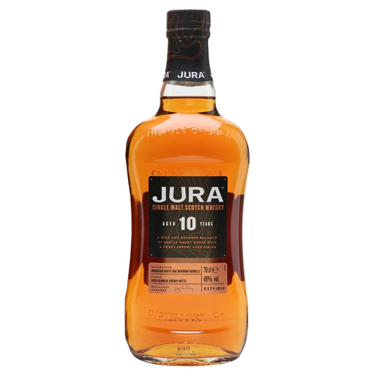 Jura 10 Year Old Malt Whisky 70cl - Spicy