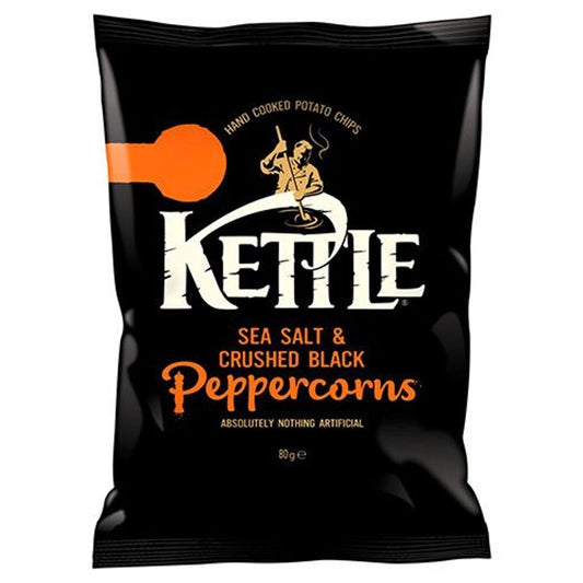 Kettle Sea Salt & Crushed Black Peppercorn 80g