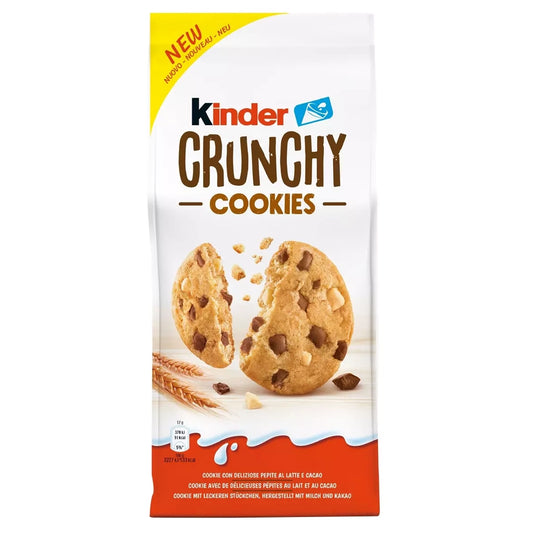Kinder Crunchy Milk & Chocolate Chip Cookies 136g