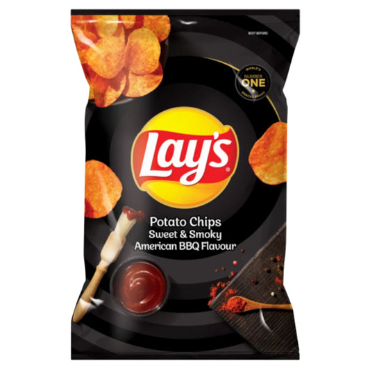 Lays Sweet & Smokey American BBQ Flavour 105g