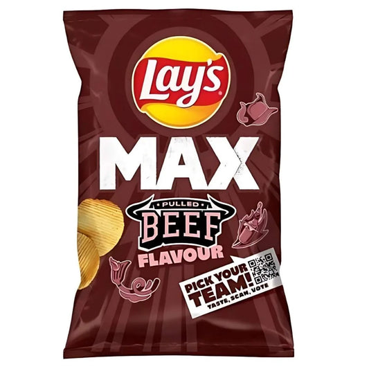 Lays Max Wavy Pulled Beef 130g