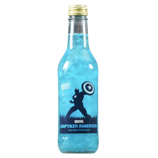 Marvel Captain America Super Soldier Blue Grape Soda 330ml