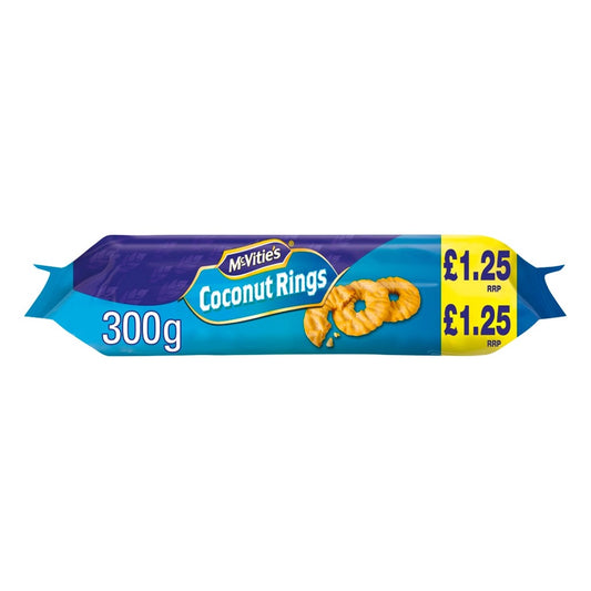 McVities Coconut Rings 300g
