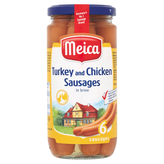 Meica Turkey and Chicken Sausages in Brine 380g
