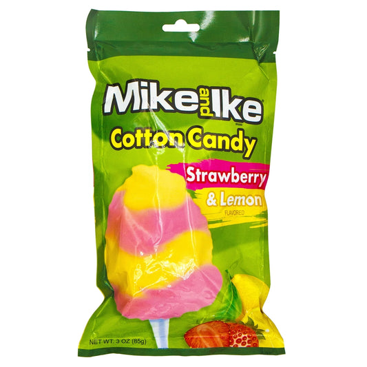 Mike & Ike Cotton Candy Strawberry & Lemon 3oz (85g)