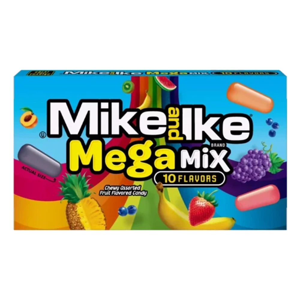 Mike and Ike Mega Mix 10 Flavours 4.25oz (120.4g)