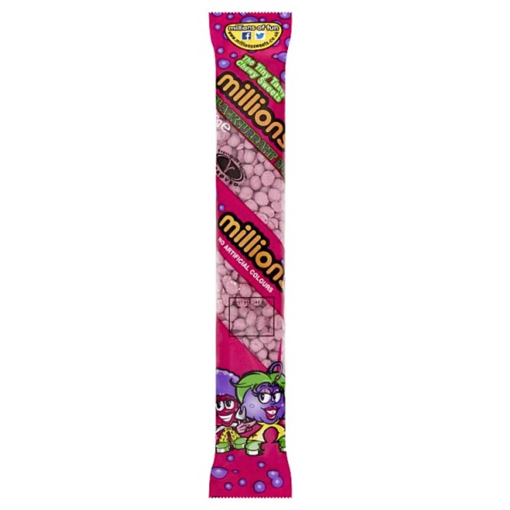 Millions Blackcurrant Buzz Tubes 60g