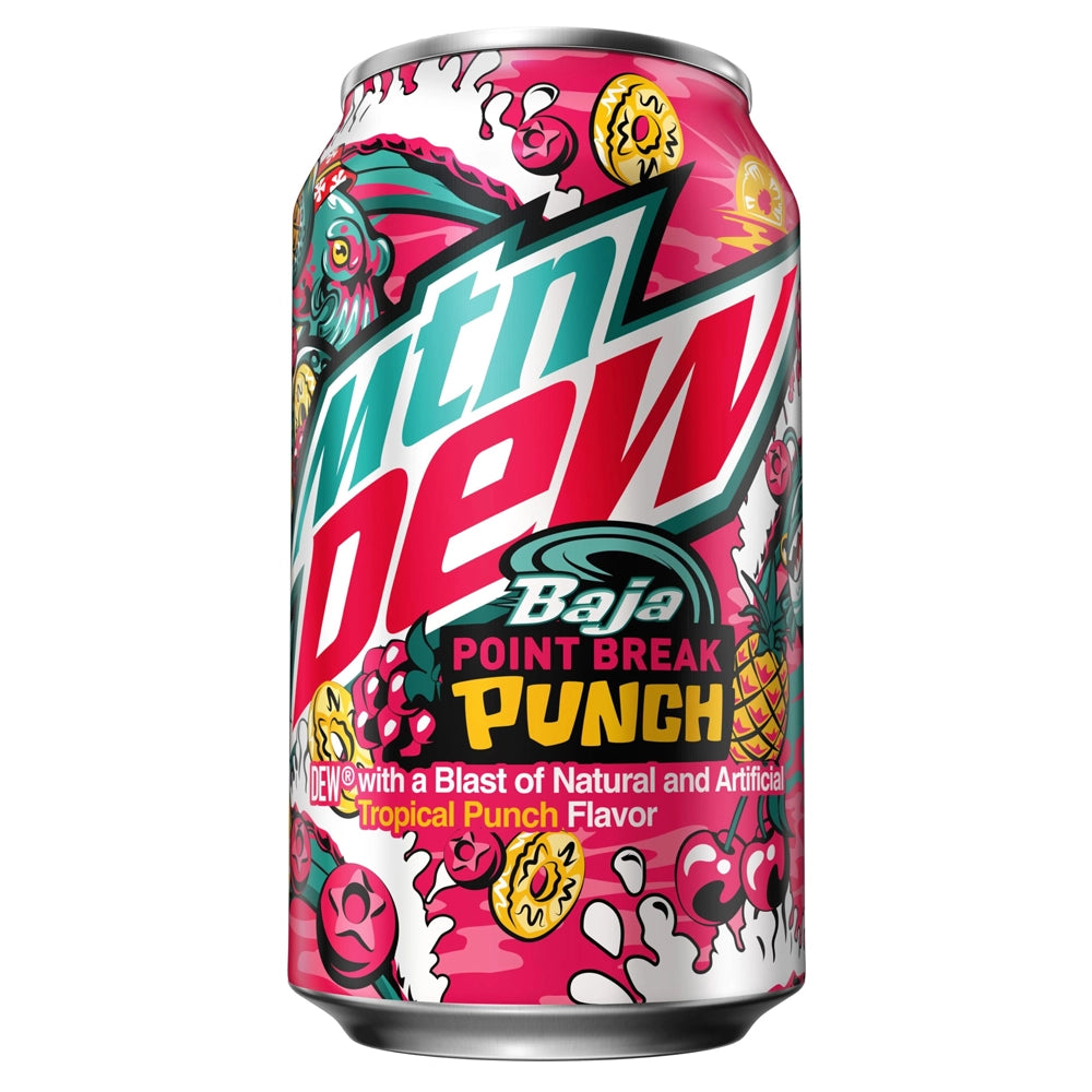 Mountain Dew Baja Point Break Punch 355ml