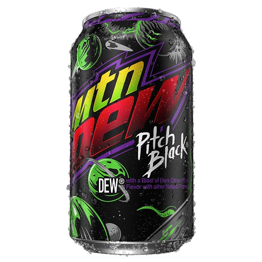 Mountain Dew Pitch Black USA 355ml