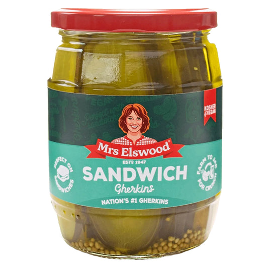 Mrs Elswood Sweet Cucumber Sandwich Slices 670g