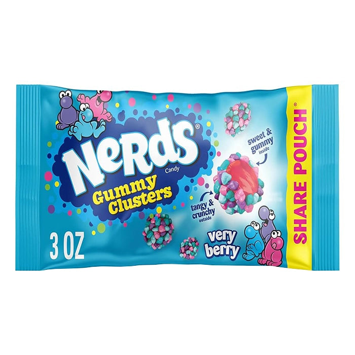 Nerds Very Berry Gummy Clusters Bag  85G