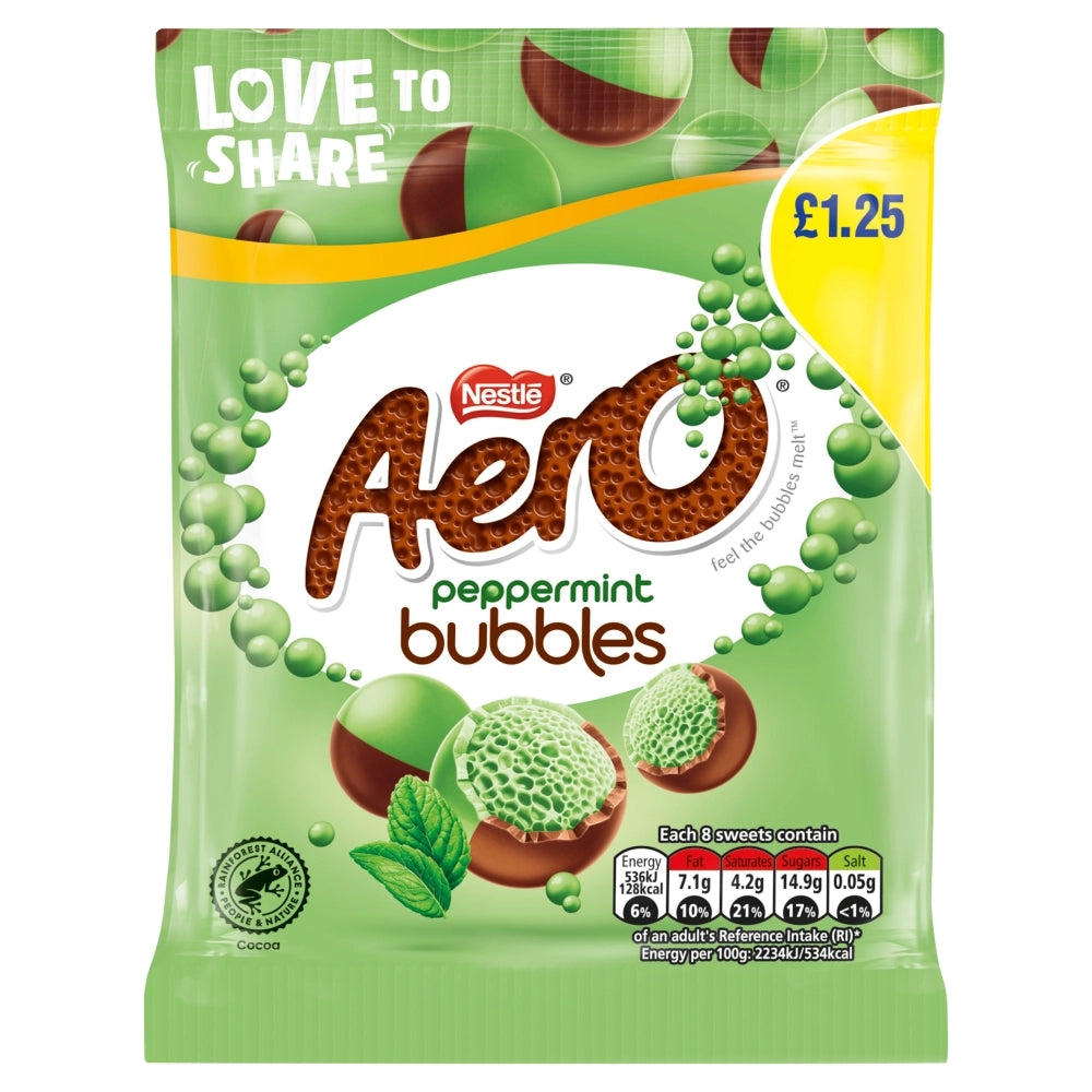 Nestle Aero Peppermint Bubbles 80g