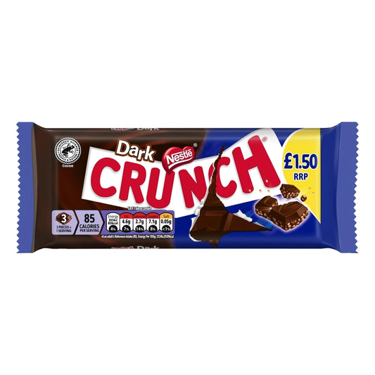 Nestle Crunch Dark Chocolate 100g