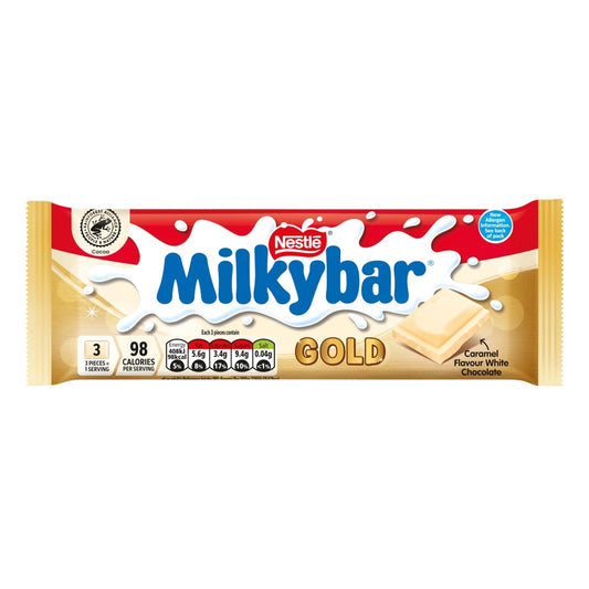 Nestle Milkybar Gold Caramel White Chocolate 90g