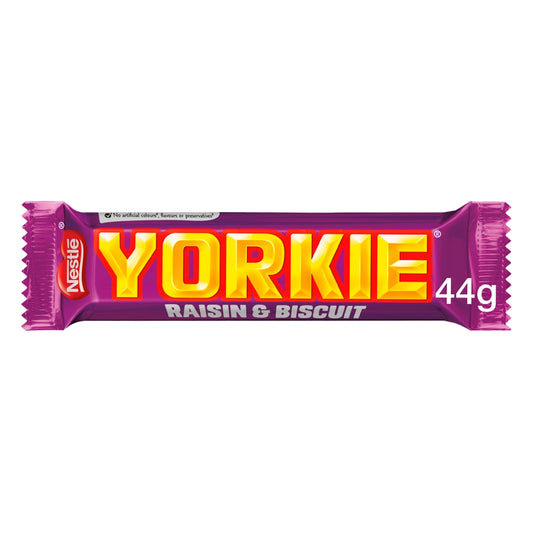 Nestle Yorkie Raisin & Biscuit Chocolate Bar 44g