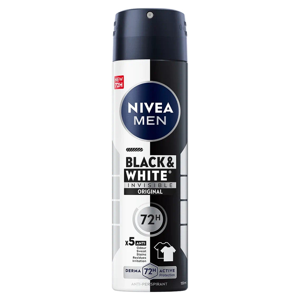 Nivea Black & White Invisible Original Deodorant Spray 150ml