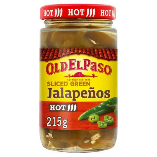 Old Elpaso Jalapenos Hot 215g