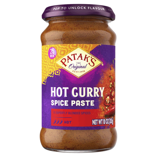 Patak's Hot Curry Spice Paste 283g