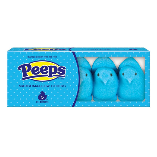 Peeps Marshmallow Blue Chicks 5ct