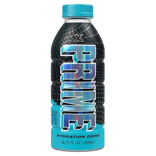 Prime Hydration X Blue Limited Edition Holographic Bottle 500ml