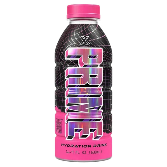 Prime Hydration X Pink Limited Edition Holographic Bottle 500ml