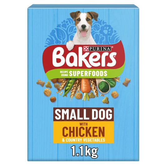 Purina Bakers Small Dog with Tasty Beef & Country Vegetables 1.1kg
