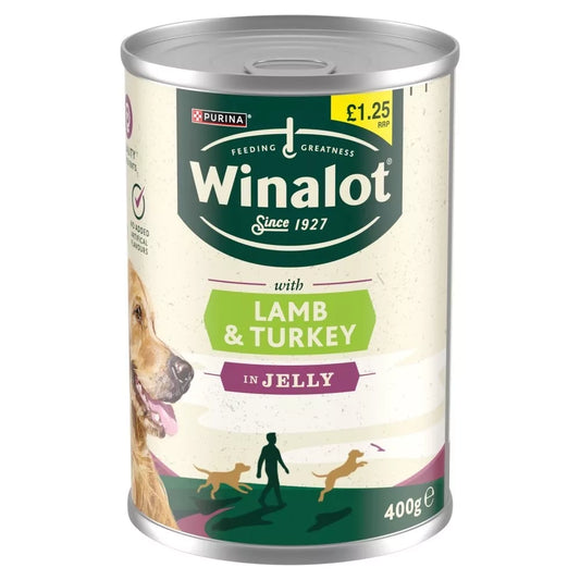 Purina Winalot with Lamb & Turkey in Jelly 400g