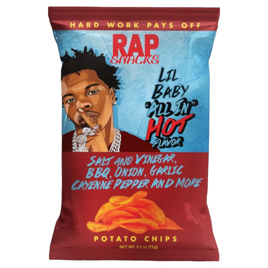 Rap Snacks Lil Baby All In HOT - 2.5oz (71g)
