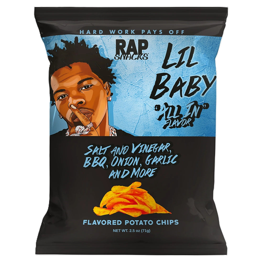 Rap Snacks Lil Baby All In Potato Chips - 2.5oz (71g)