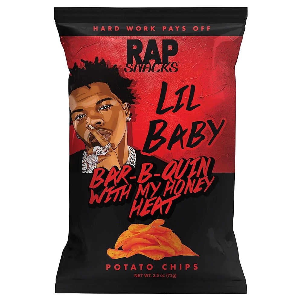 Rap Snacks Lil Baby Bar-B-Quin with my Honey Heat 2.5oz (71g)