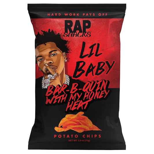 Rap Snacks Lil Baby Bar-B-Quin with my Honey Heat 2.5oz (71g)