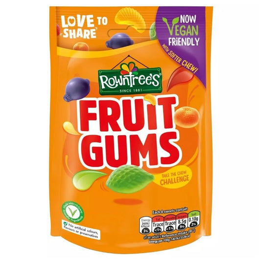 Rowntree's Fruit Gums Pouch 120g