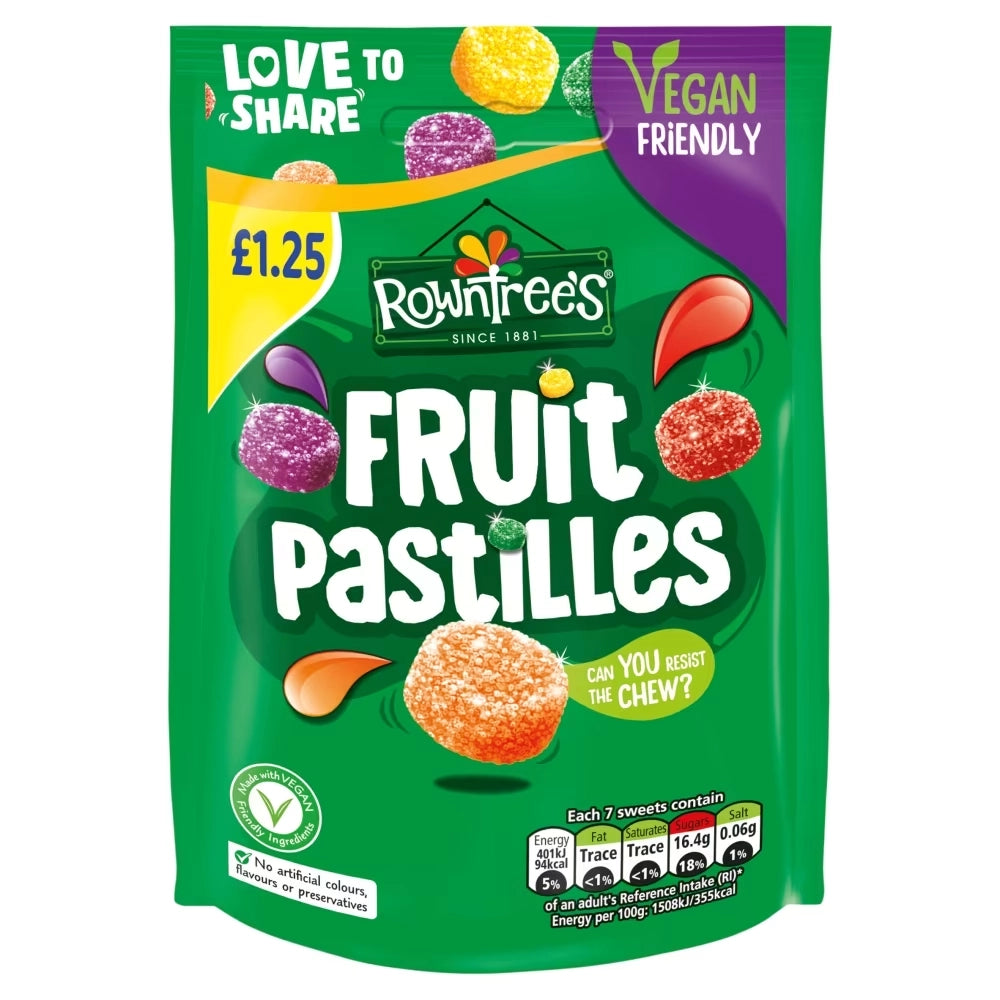 Rowntree's Fruit Pastilles Bag 114g