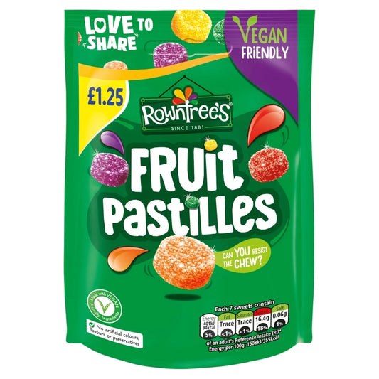 Rowntree's Fruit Pastilles Bag 114g